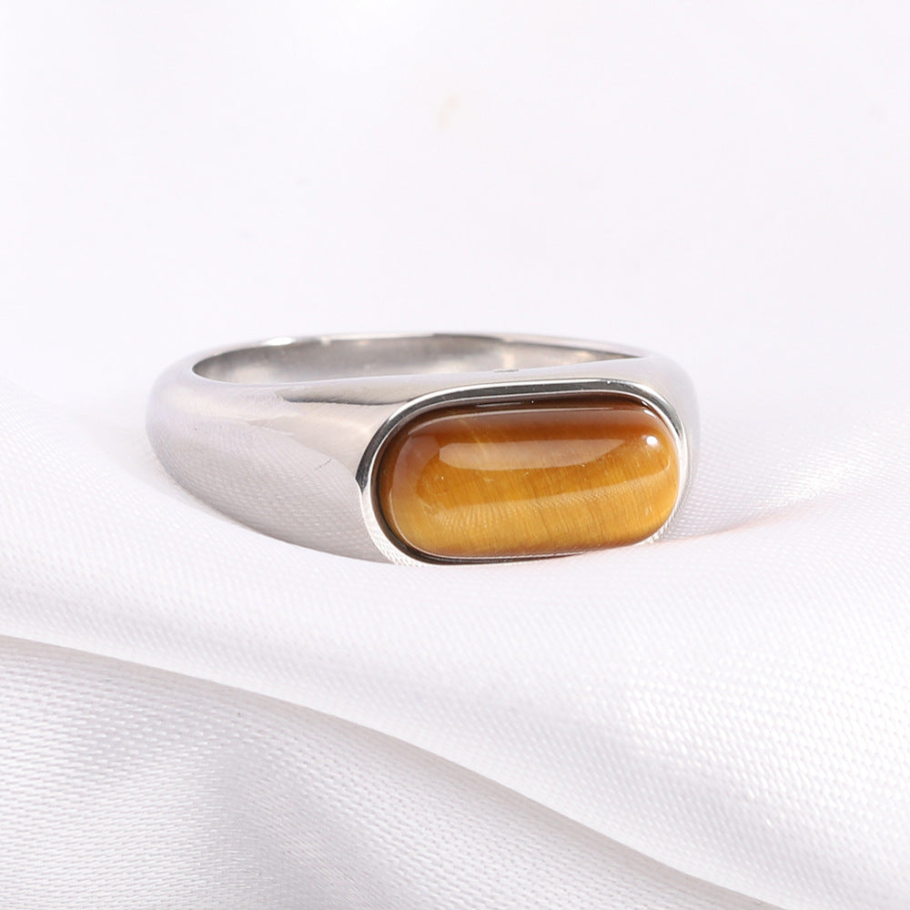 Delphine Natural Stone Ring