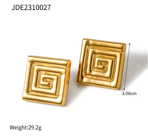 Katarina Geometric Earrings