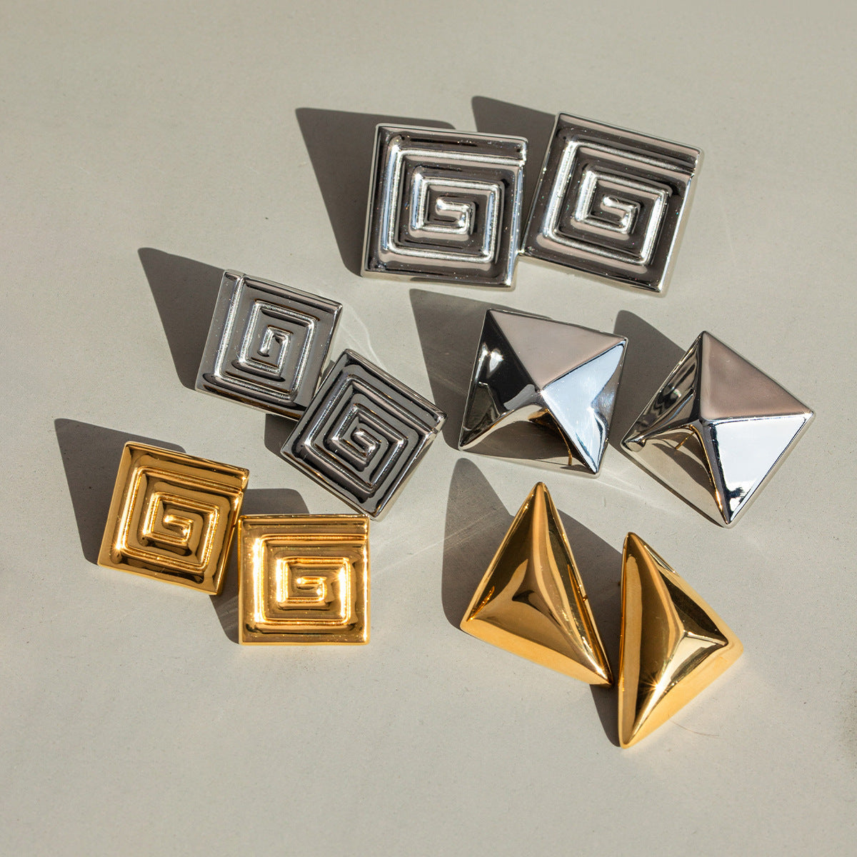 Katarina Geometric Earrings