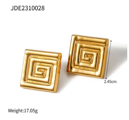 Katarina Geometric Earrings