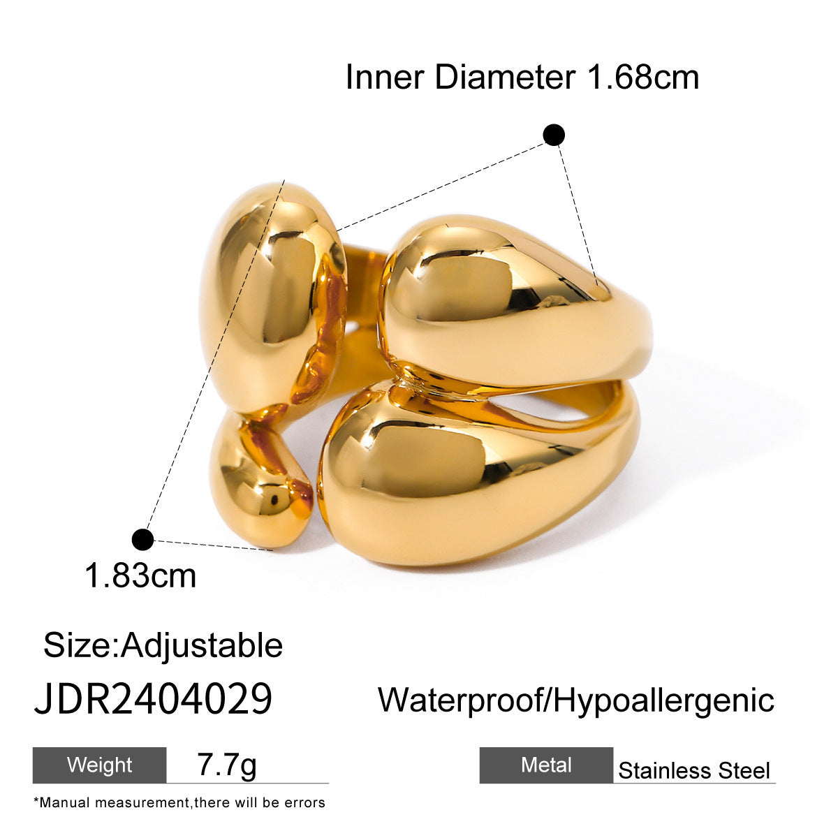 Louise Double Layered Rings