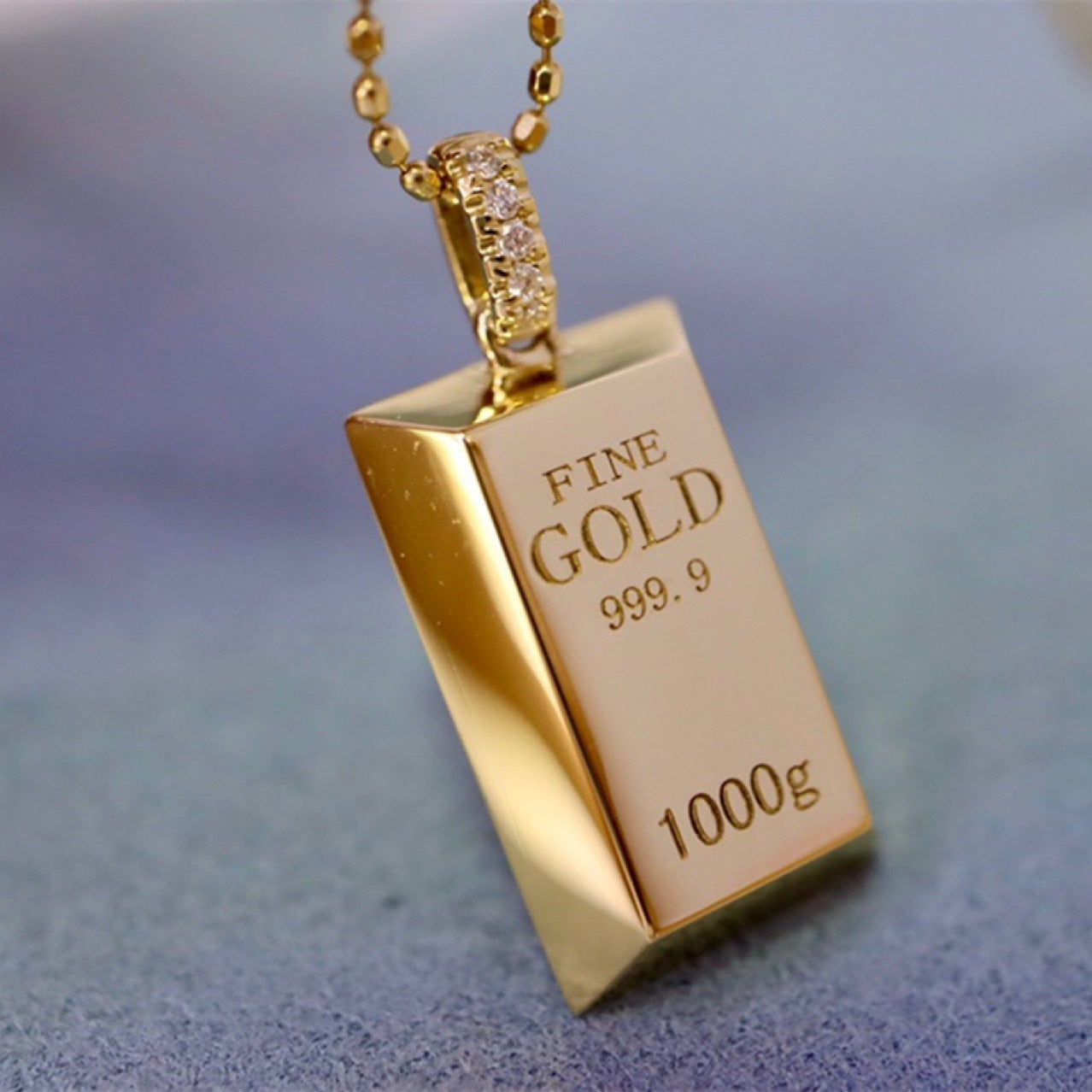 Marigold 18k Yellow Gold Bar Necklace